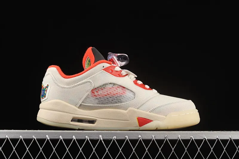 All categories Air Jordan Jordan series basketball shoes Air Jordan 5 Air Jordan 5 Low "Chinese New Year" AJ5 Joe 5 China limited low-top basketball shoes DD2240-100